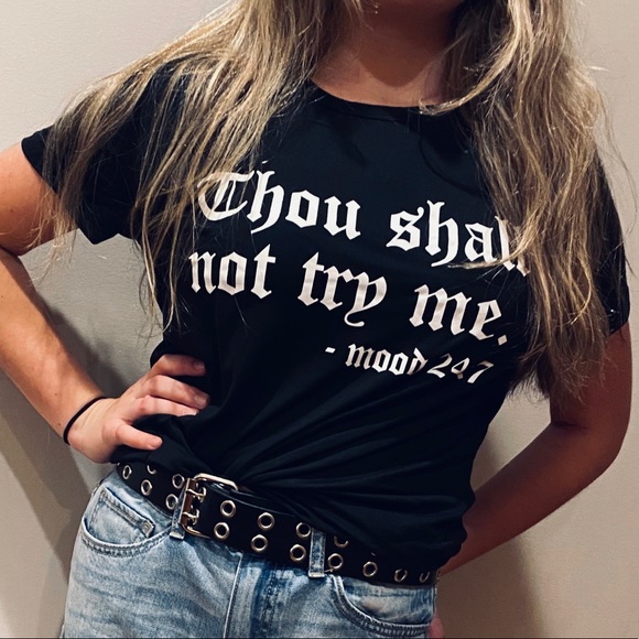 Thou Shall Not Try Me Tee - Picture 3 of 9